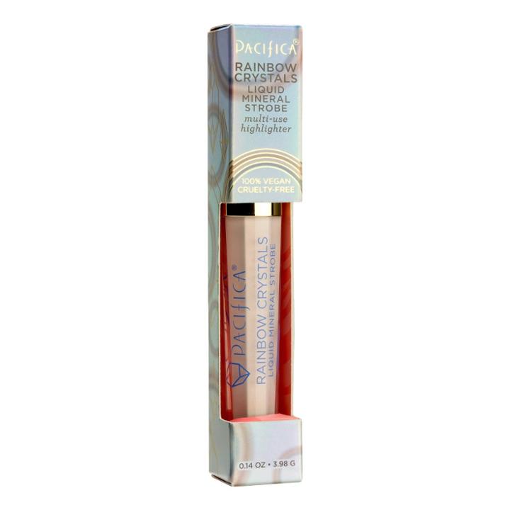 Target Pacifica Rainbow Unicorn Crystals Liquid Mineral Strobe Highlighter - 0.14 Fl Oz,
