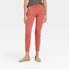 Women's Mid-rise Utility Ankle Pants - Knox Rose Pink
