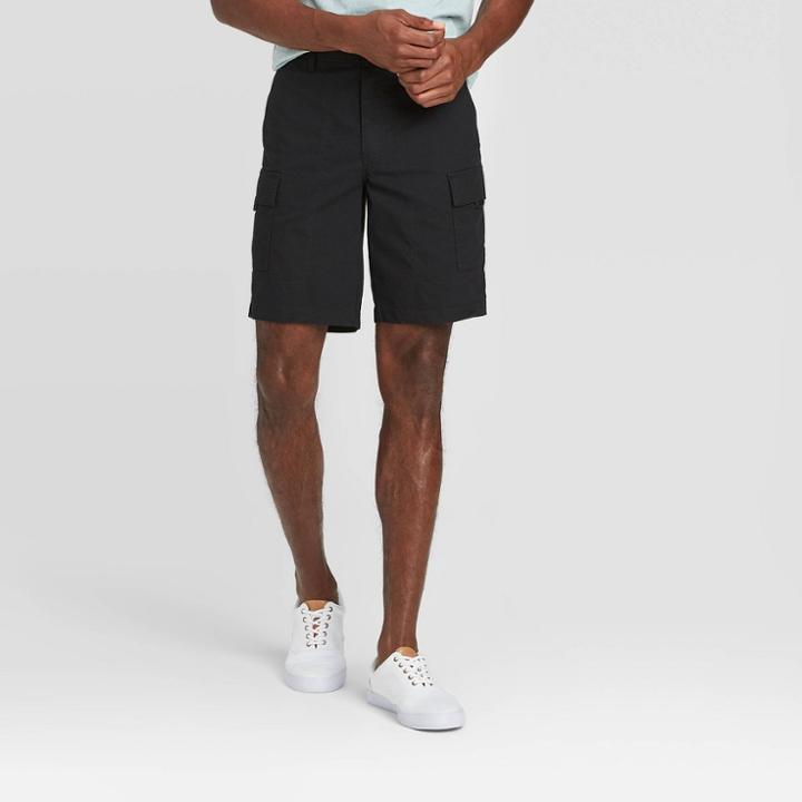 Men's 9.5 Cargo Shorts - Goodfellow & Co Black