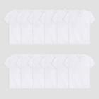 Fruit Of The Loom Men's 12pk V-neck Shirt - White