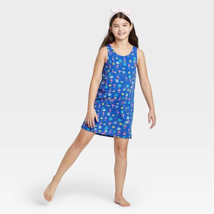 Girls' Here For The Sunshine 3pc Bikini Set - Cat & Jack Blue S, Girl's, Size: Small, Blue/yellow