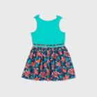 Toddler Girls' Tank Top Floral Dress - Cat & Jack Green/navy