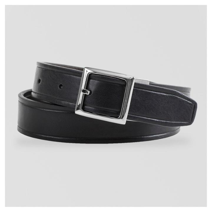 Boys' Twist Harness Dress Reversible Belt - Cat & Jack Black/brown M,