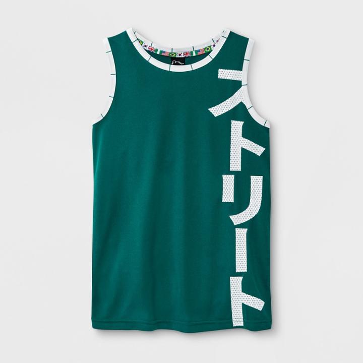 Boys' Mesh Grid Tank Tops - Art Class Green