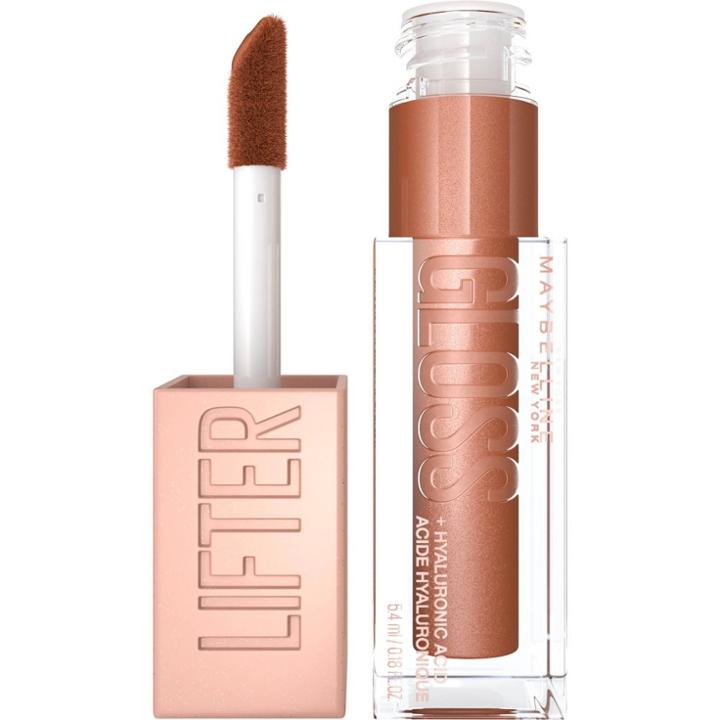 Maybelline Lifter Lip Gloss Makeup With Hyaluronic Acid - Bronzed Collection - Bronze