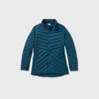 Women's Plus Size Packable Down Puffer Jacket - All In Motion Teal