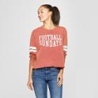 Women's Football Sundays Graphic Sweatshirt - Modern Lux (juniors') Red