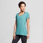 Women's Strappy Back T-shirt - C9 Champion Mermaid Teal Heather