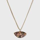 Abalone Pendant Necklace - A New Day Gold