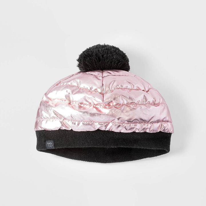 All In Motion Girls' Puffer Beanie - All In