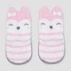 Baby Girls' Terry Puppet Slipper Socks - Just One You Made By Carter's Pink Baby,