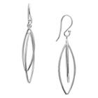 Distributed By Target Marquis Drop Earrings In Sterling Silver - Gray