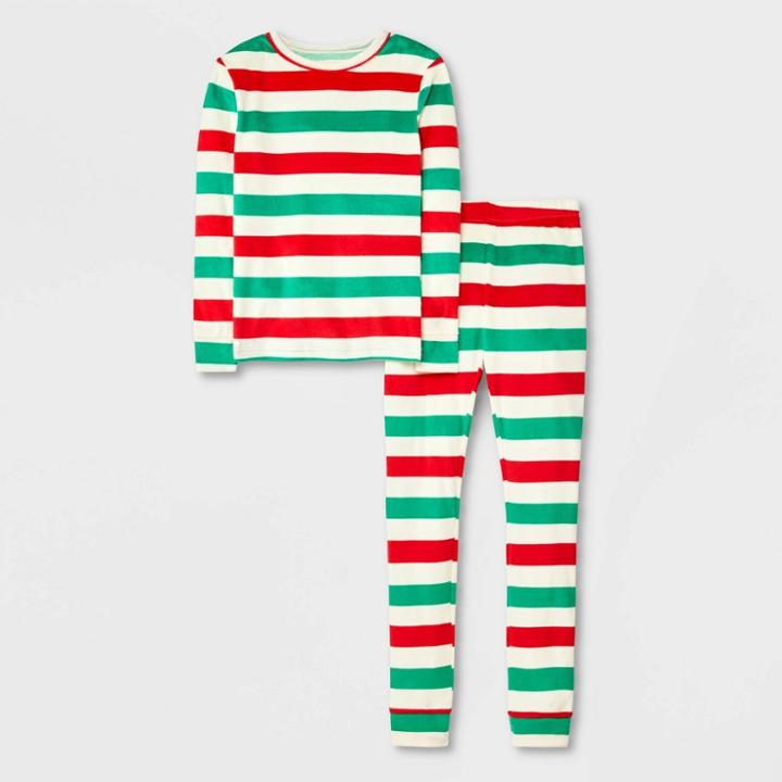 Boys' Striped Pajama Set - Cat & Jack