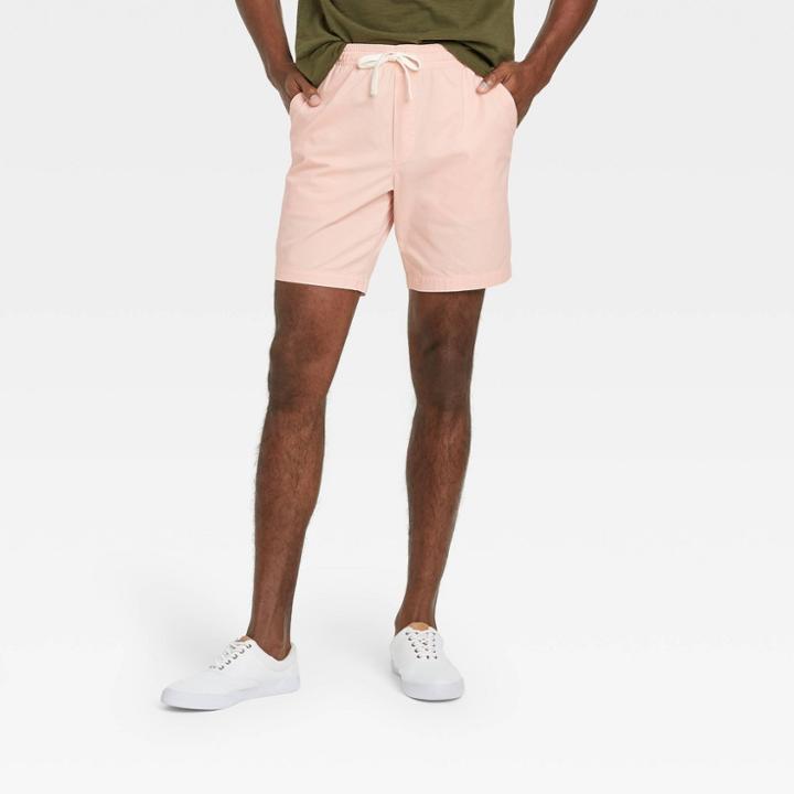 Men's 8 Pull-on Shorts - Goodfellow & Co Pink