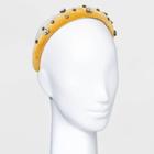Velvet Puff Crystal Headband - A New Day Gold
