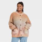 Women's Plus Size Oversized Button-front Grandpa Cardigan - Universal Thread 1x,