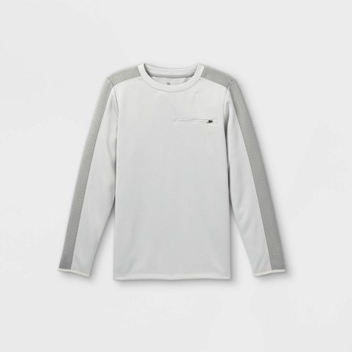 Boys' Pieced Crewneck Sweatshirt - All In Motion