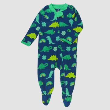 Honest Baby Organic Cotton Dino Sleep N' Play - Newborn, Black