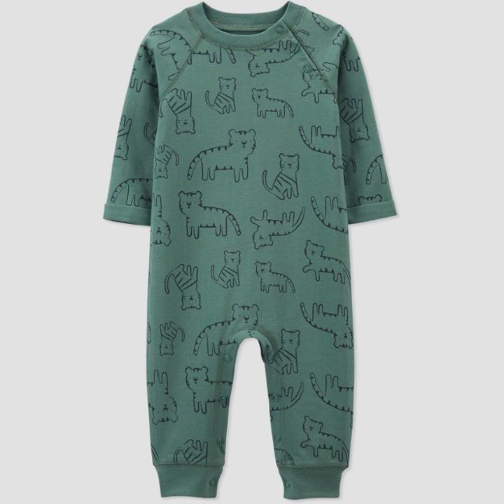 Baby Boys' Tiger Jumpsuit - Just One You Made By Carter's Green