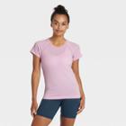 Women's Seamless Short Sleeve T-shirt - All In Motion Heather Violet Xs, Grey Purple