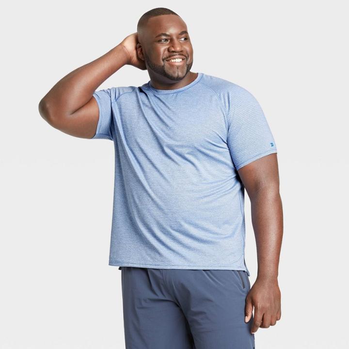 Men's Short Sleeve Novelty T-shirt - All In Motion Blue S, Men's,