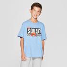Boys' Angry Birds Squad Short Sleeve Graphic T-shirt - Blue Heather