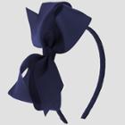 Girls' Side Bow Headband - Cat & Jack Navy (blue)