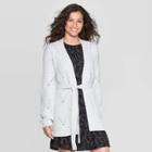 Women's Long Sleeve Cardigan - A New Day Heather Gray