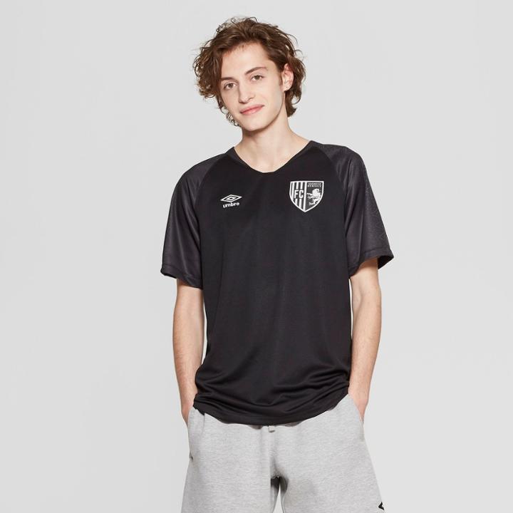 Umbro Men's Short Sleeved Jersey - Black Beauty