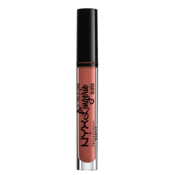 Nyx Professional Makeup Lip Lingerie Glitter Spirit - 0.11 Fl Oz, Bare With