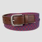 Men's 35mm Web With Tabs Belt - Goodfellow & Co Red