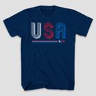 Mad Engine Men's Usa Navy Short Sleeve Graphic T-shirt Navy