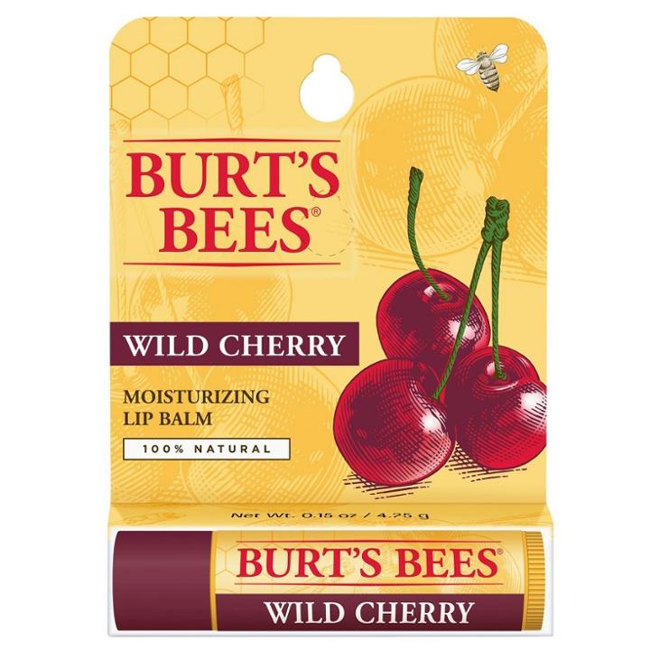 Burt's Bees Wild Cherry Lip Balm Blister Box