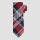Men's Plaid Copper Tie - Goodfellow & Co Red
