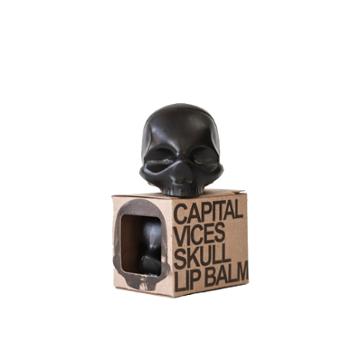 Rebels Refinery Skull Lip Balm Vanilla Black