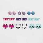 Girls' 9pk Panda And Bff Earrings Set - Cat & Jack