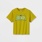 Girls' Batman Boxy Cropped Graphic T-shirt - Art Class Yellow