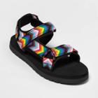 No Brand Pride Adult Adventure Sandals - Black Xxs