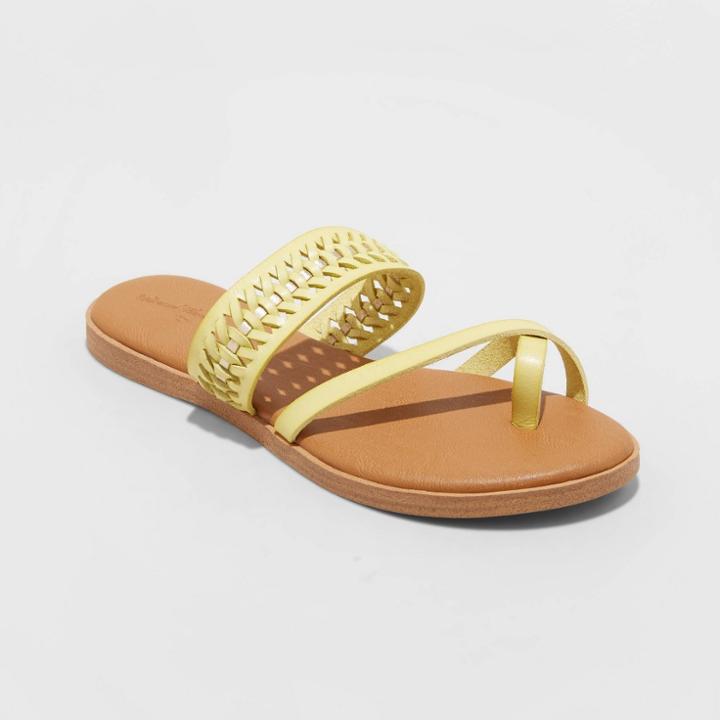 Women's Lissie Woven Toe Ring Slide Sandals - Universal Thread