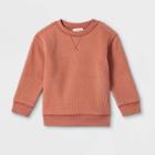 Toddler Fleece Pullover Sweatshirt - Cat & Jack Brown
