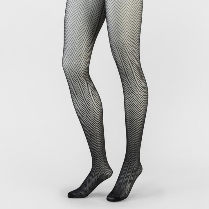 Plus Size Women's Plus Clean Herringbone - A New Day Black