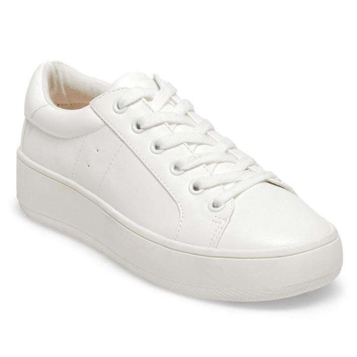 Women's Tara Lace Up Sneakers - Mossimo Supply Co. White