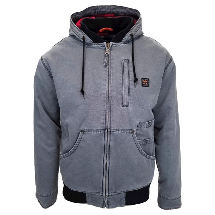 Walls Vintage Duck Hooded Fleece Jackets Big & Tall Washed Graphite Xxxl, Men's, Graphite Gray Heather