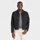 Men's Denim Trucker Jacket - Goodfellow & Co Black