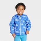 Toddler Construction Printed Windbreaker Jacket - Cat & Jack Blue