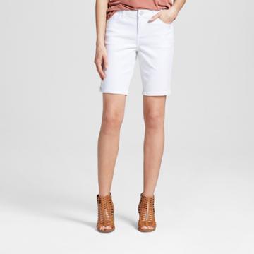 Crafted By Lee Women's Logan 10 Bermuda Jean Shorts - Crafted By