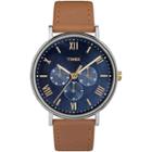 Men's Timex Southview Watch With Leather Strap - Brown Tw2r29100jt