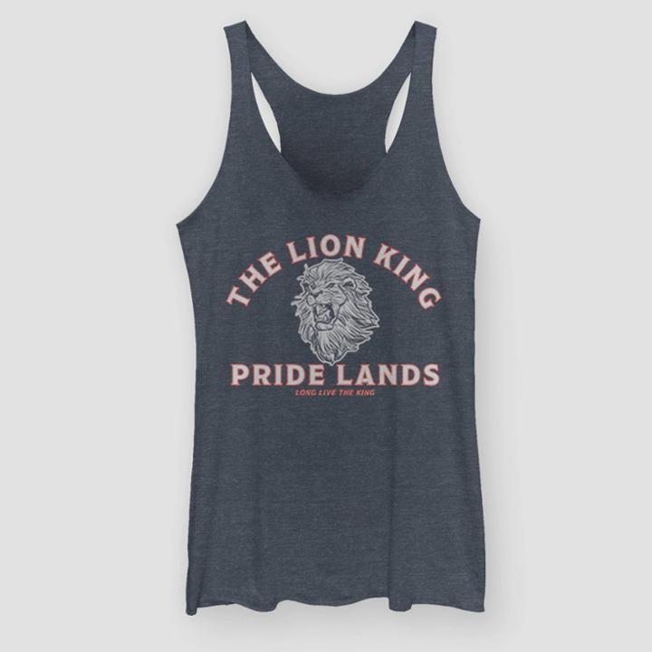 Disney Women's The Lion King Minimal Back Tank Top (juniors') - Navy Heather