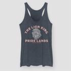 Disney Women's The Lion King Minimal Back Tank Top (juniors') - Navy Heather