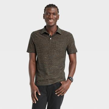 Men's Short Sleeve Must Have Polo Shirt - Goodfellow & Co Black